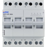 Ручной переключатель ввода (I-0-II) RPV 4P 40A АСКО