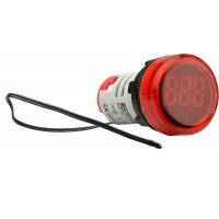 Круглый цифровой измеритель температуры ED16-22WD -25С – 150С (красный)