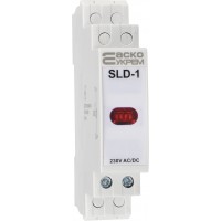 Модульный сигнальный индикатор 230V AC/DC SLD-1 красный