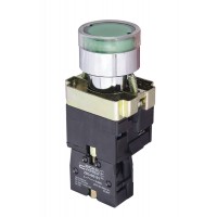 XB2-BW3371 Кнопка с подсветкой зеленая