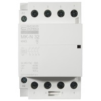 Модульный контактор MK-N 4P 32A 4NO 220V