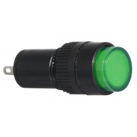Сигнальная арматура AD22E-12DS зеленая 220V АC
