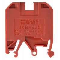 Клеммник JXB 6/35 красный