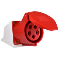 Розетка (гнездо) стационарная ГC 32А/5 3Р+N+РЭ (125)