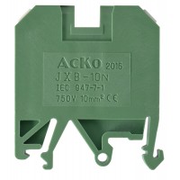 Клеммник JXB 10/35 зеленый