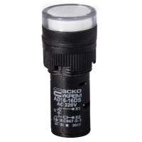 Сигнальная арматура AD16-16DS белая 220V АC