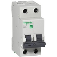 Автоматический выключатель Schneider Electric Easy9 4.5 kA 2Р 10 А тип C 
(EZ9F34210)