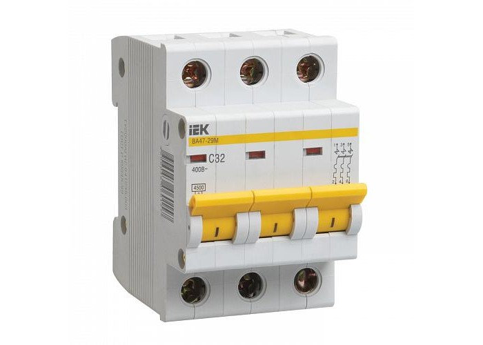 Автоматический выключатель IEK ВА47-29 (MVA20-3-040-C)