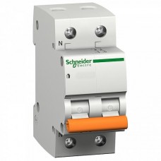 Автоматический выключатель Schneider Electric ВА63 1p+N C 6А 4.5kA Домовой 
(11211)