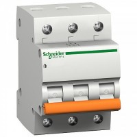 Автоматический выключатель Schneider Electric ВА63 3p C 50А 4.5kA Домовой 
(11228)