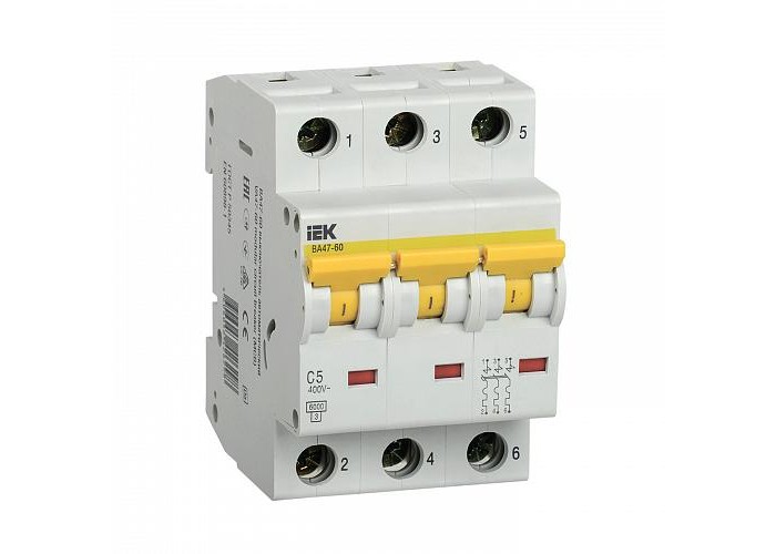 Автоматический выключатель IEK ВА47-60 (MVA41-3-040-C)