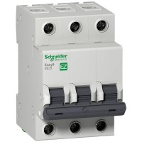 Автоматический выключатель Schneider Electric Easy9 4.5 kA 3Р 16 А тип C 
(EZ9F34316)