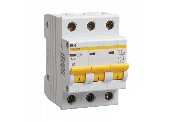 Автоматический выключатель IEK ВА47-29 (MVA20-3-025-C)