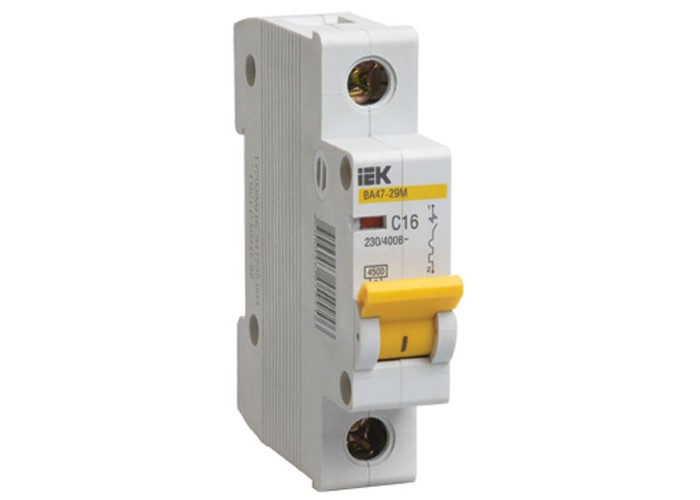 Автоматический выключатель IEK 8A ВА47-29М 1p D 4.5kA (MVA21-1-008-D)