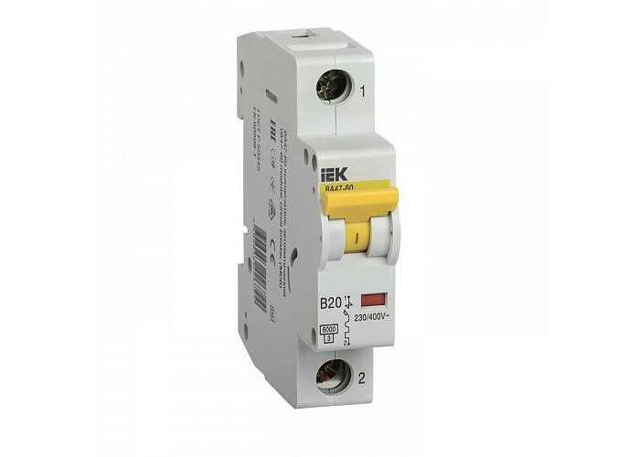 Автоматический выключатель IEK ВА47-60 (MVA41-1-050-C)