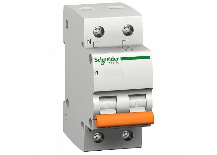 Автоматический выключатель Schneider Electric ВА63 1p+N C 25А 4.5kA Домовой 
(11215)