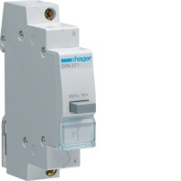 Кнопочный выключатель Hager SVN311 16A 1НО без фиксации (SVN311)