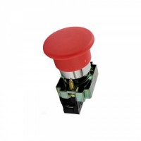 Кнопка управления IEK LAY5-BC41 грибок без подсветки красная 1з 
(BBG70-BC-K04)