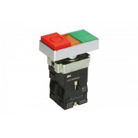 Кнопка управления IEK LAY5-BW8465 "I-O" красно-зеленая (BBD40-BW-K51)