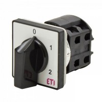 Переключатель многопозиционный "0-1-2" (серо-черный) ETI CS 10 107 U 
(4773032)