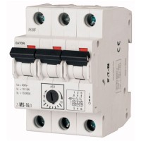 Автоматический выключатель защиты двигателя Eaton Z-MS-0.633 А 3 полюса 
(248405)