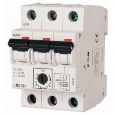 Автоматичний вимикач захисту двигуна Eaton Z-MS-0.633 А 3 полюса
(248405)