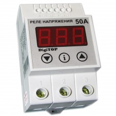 Реле напряжения с контролем тока DIGITOP VА-50A (VА-50)
