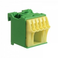 Блок РЕ-клемм HAGER 1x16кв.мм+5x4кв.мм, самозажимной (KN06E)