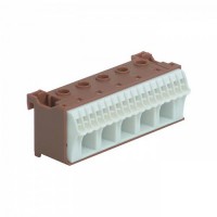 Блок фазных клемм HAGER 5x16кв.мм+17x4кв.мм, самозажимной (KN22P)