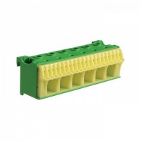 Блок РЕ-клемм HAGER 6x16кв.мм+20x4кв.мм, самозажимной (KN26E)