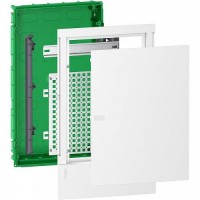 Мультимедийный щит встраиваемый Schneider Electric Mini Pragma 3 ряда Белая 
дверь (MIP312FU)