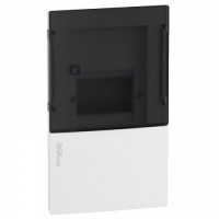 Щит распределительный врезной Schneider Electric Mini Pragma на 4 модуля 
Прозрачная дверь (MIP22104S)