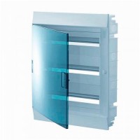 Щит пластиковый ABB Mistral на 36 модулей Белый с прозрачной дверкой 
(1SLM004100A1207)