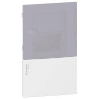 Щит распределительный врезной Schneider Electric Mini Pragma на 4 модуля 
Дымчатая дверь (MIP22104T)