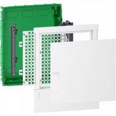 Мультимедийный щит встраиваемый Schneider Electric Mini Pragma 2 ряда Белая 
дверь (MIP212FU)