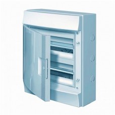 Щит пластиковый ABB Mistral на 24 модуля серый с непрозрачной дверкой 
(1SL1104A00)