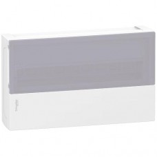 Щит распределительный навесной Schneider Electric Mini Pragma на 18 модулей 
Дымчатая дверь (MIP12118T)