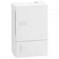 Щит распределительный навесной Schneider Electric Mini Pragma на 4 модуля 
Белая дверь (MIP12104)