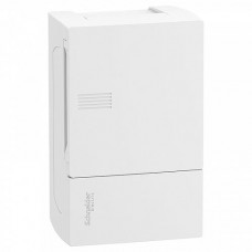 Щит распределительный навесной Schneider Electric Mini Pragma на 4 модуля 
Белая дверь (MIP12104)