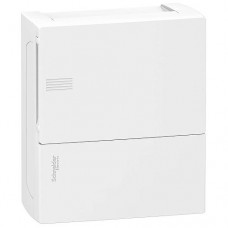 Щит распределительный навесной Schneider Electric Mini Pragma на 8 модулей 
Белая дверь (MIP12108)