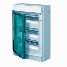 Щит пластиковый ABB Mistral на 36 модулей серый с прозрачной дверкой 
(1SL1206A00)