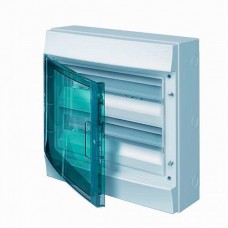Щит пластиковый ABB Mistral на 36 модулей серый с прозрачной дверкой 
(1SL1205A00)