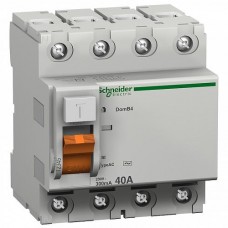 Дифференциальное реле (УЗО) Schneider Electric ВД63 4p 63A 300mA Домовой 
(11468)