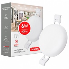 Потолочный светильник MAXUS SP Edge 6W 4100К (круг) (1-MSP-0641-C)