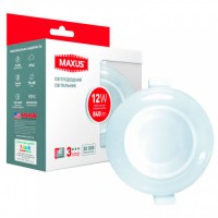 Cветильник точечный MAXUS 3-step SDL 12W 3000/4100K (1-MAX-01-3-SDL-12-C)