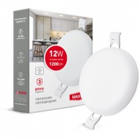 Потолочный светильник MAXUS SP Edge 12W 4100К (круг) (1-MSP-1241-C)