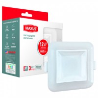 Cветильник точечный MAXUS 3-step SDL 12W 3000/4100K (1-MAX-01-3-SDL-12-S)