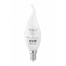 Світлодіодна лампа DELUX BL37B 6 Вт tail 3000K 220В E14 crystal (90011801)