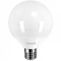 Светодиодная лампа MAXUS G95 12W теплый свет 3000K 220V E27 (1-LED-901)