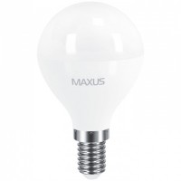 Светодиодная лампа MAXUS G45 F 8W яркий свет 4100K 220V E14 (1-LED-5416)